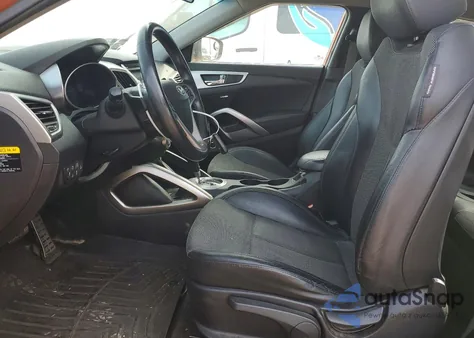 2014 Hyundai Veloster z USA, uszkodzony, nr VIN KMHTC6AD2EU195507